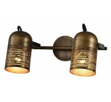 Светильник настенно-потолочный спот Lamia 7062-702 2 х Е27 40 Вт поворотный модерн с выключателем  Б0055003  Rivoli