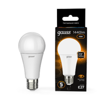 Лампа светодиодная Black LED A60 16W E27 1420m 3000K  102502116  Gauss