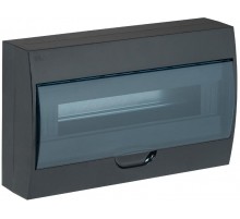 Корпус пластиковый навесной на 18 модулей ЩРН-П-18 IP41 (черный) KREPTA 3  MKP12-N-18-41-K02  IEK