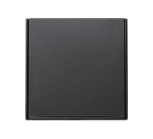 Simon 27 Вставка декоративная с откидной крышкой в рамку базовую с вырезом, S27 Play, графит  2700679-038  Simon