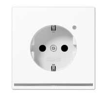 SCHUKO-розетка с LED подсветкой LS1520-OWWLNW Jung