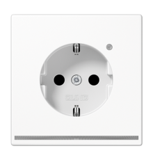SCHUKO-розетка с LED подсветкой LS1520-OWWLNW Jung