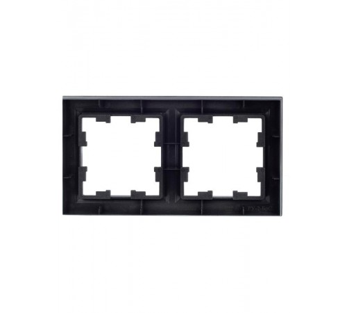 BRITE Рамка 2-ая РУ-2-БрС сталь  BR-M22-K46  IEK