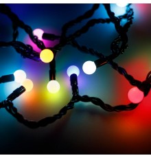 Светодиодная гирлянда ARD-BALL-CLASSIC-D13-20000-BLACK-200LED RGB (230V, 14W)  025579  Arlight