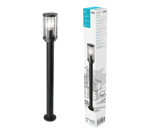 Светильник садово-парковый Vega столб 10.5*80cm, 170-240V / 50Hz, 1xE27, Max.60W, IP54  GD024  Gauss