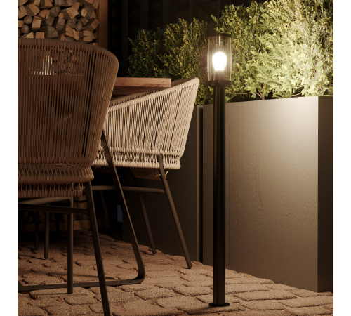 Светильник садово-парковый Vega столб 10.5*80cm, 170-240V / 50Hz, 1xE27, Max.60W, IP54  GD024  Gauss