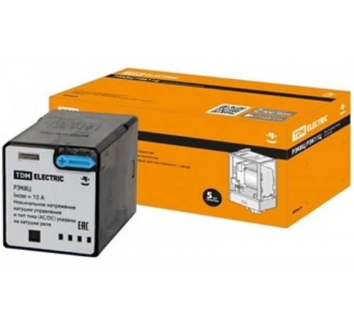 Реле РЭК8Ц/2 10А  24В DC (без разъема Р8Ц арт. SQ1503-0019)  SQ0701-0104  TDM