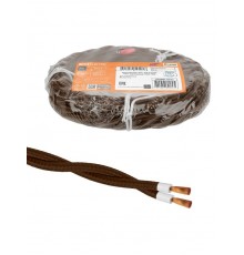 Ретро провод "Эко" 2х2,5 витой ГОСТ коричневый (10м)  SQ2801-0322  TDM