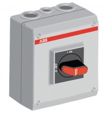 Рубильник в боксе OTP25B3M до 25A 3х-полюсный, резьба 4хМ25+2хМ1 6  1SCA022383R2640  ABB