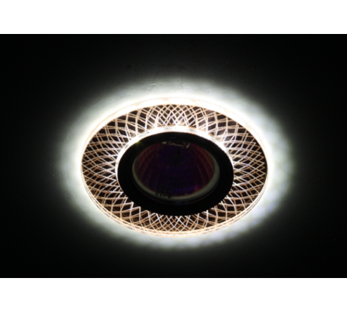 Светильник точечный декоративный DK LD43 TEA 3D /1 cо светодиодной подсветкой MR16, чай (50/1500)  Б0048940  ЭРА