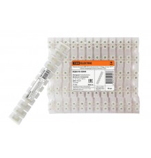 Зажим винтовой ЗВИ-20 полипропилен 1,5-6мм2 12пар 100°С белый (индивидуальная упаковка)  SQ0510-0044  TDM