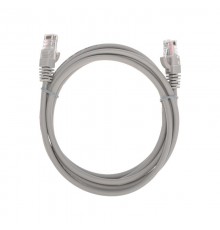 Патч-корд U/UTP, CAT 5e, RJ45-RJ45, 26AWG, LSZH, серый, 2м REXANT  02-0100-2  REXANT