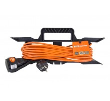 Удлинитель-шнур силовой на рамке УШ6  (штепс. гнездо, 20м ПВС 2х0,75)  SQ1302-0305  TDM