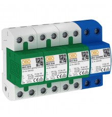 Устройства защиты от импульсных перенапряжений УЗИП для силовых сетей 3+NPE (Класс I), 255 В (MCD 50-B 3+1)  5096879  OBO Bettermann