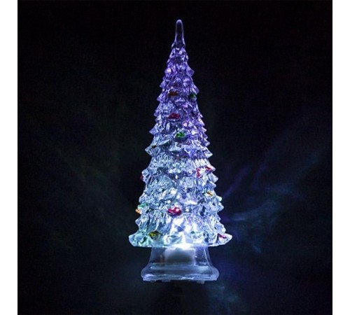 Фигура световая  "Елочка" LT130 , 1диодов  RGB, 3*AG13, 140мм, IP20  32379  FERON