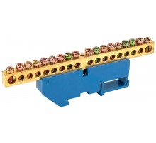 Шина N "ноль" на DIN-изоляторе ШНИ-8х12-18-Д-С  YNN10-812-18D-K07  IEK