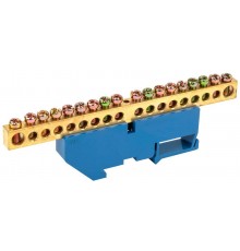 Шина N "ноль" на DIN-изоляторе ШНИ-8х12-18-Д-С  YNN10-812-18D-K07  IEK