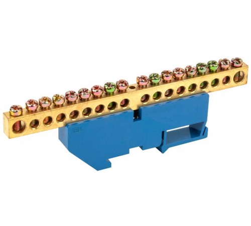 Шина N "ноль" на DIN-изоляторе ШНИ-8х12-18-Д-С  YNN10-812-18D-K07  IEK