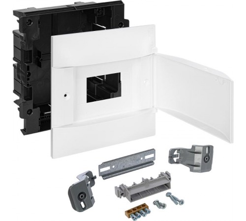 Practibox S Пластиковый щиток Встраиваемый 1X6 Белая дверь  134546  Legrand