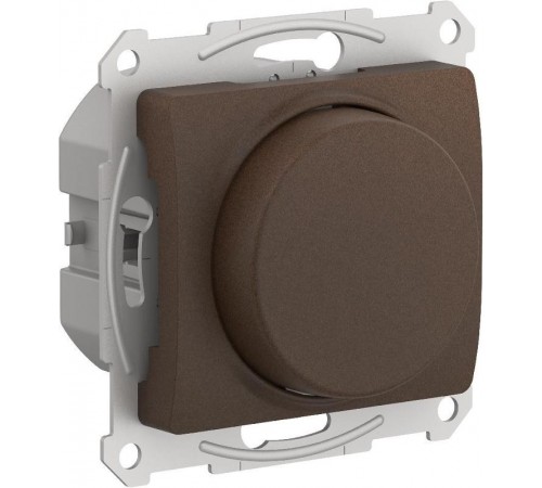 Glossa Шоколад Светорегулятор (диммер) повор-нажим LED RC 400Вт механизм  GSL000823  SE