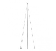 Мачта молниеприемная L=6м, D=40мм с оттяжками St PROxima  lp-6000-40-St  EKF