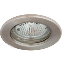 Светильник точечный встраиваемый под лампу DL10/DL3201 MR16 50W G5.3 титан  15112  FERON