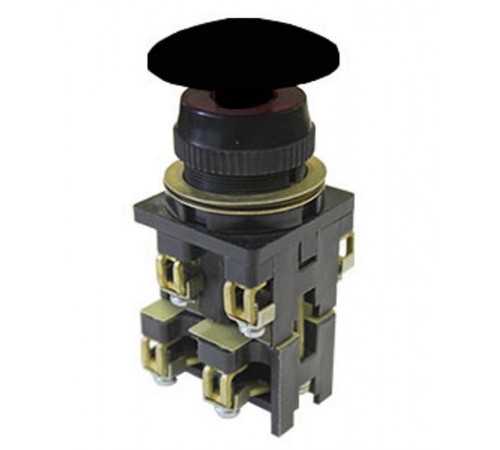 ВК30-10-21130-54 У2, черный, 2з+1р, гриб без фиксации, IP54, 10А. 660В, выключатель кнопочный (ЭТ)  ET506134  Электротехник