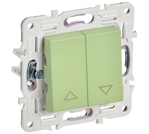 SKANDY Выключатель жалюзи 10А SK-V12M мятный  SK-V15-0-10-K06  IEK