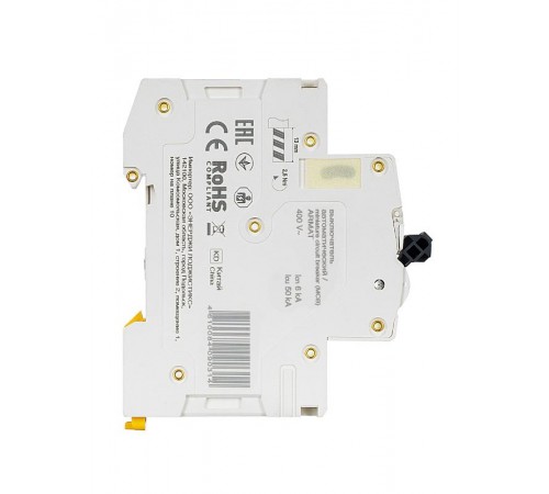 Выключатель автоматический четырехполюсный M06N 4P D 3А 6кА ARMAT  AR-M06N-4-D003  IEK