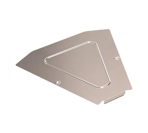 Крышка угла горизонтального 45 градусов Стандарт INOX (AISI 409) 400  PR16.3490  Промрукав
