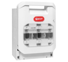 Выключатель-разъединитель УВРЭ v2 400А с дополнительным контактом (NO+NC) откидного типа под предохранители ППН (габ.2) uvre2-400EKF