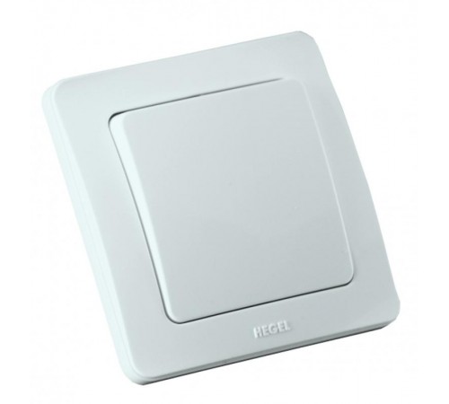 Выключатель скрытой установки, одноклавишный, цвет белый  ВС10-311  HEGEL