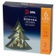 Новогодний декоративный светильник Ёлочка, ENGDS-17 h 14 см, 3ААА, IP20  Б0056010  ЭРА
