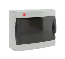 Щиток настенный с дверцей 12модулей IP65, серый с усиленным клеммным блоком 1х87312  85712  DKC