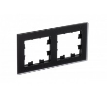 AtlasDesign Nature Черный Рамка 2-ая, матовое стекло  ATN331002 SE