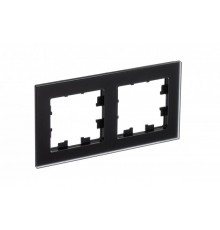 AtlasDesign Nature Черный Рамка 2-ая, матовое стекло  ATN331002 SE