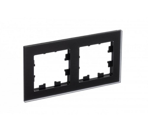 AtlasDesign Nature Черный Рамка 2-ая, матовое стекло  ATN331002 SE