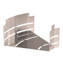 Угол горизонтальный изменяемый 0-45 градусов Стандарт INOX (AISI 409) 200х100  PR16.3652  Промрукав