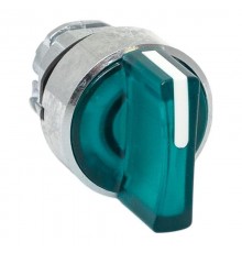 Механизм исполнительный переключателя ХB4 зеленый на 3 положения с фиксацией, с подсветкой с короткой ручкой IP65  XB4BD3FL-G-65  EKF