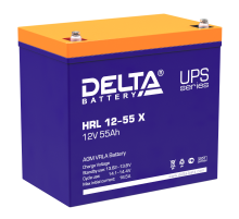 Аккумуляторная батарея проф.серии HRL 12-55 X 12В/55Ач  HRL 12-55 X  DELTA