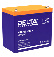Аккумуляторная батарея проф.серии HRL 12-55 X 12В/55Ач  HRL 12-55 X  DELTA