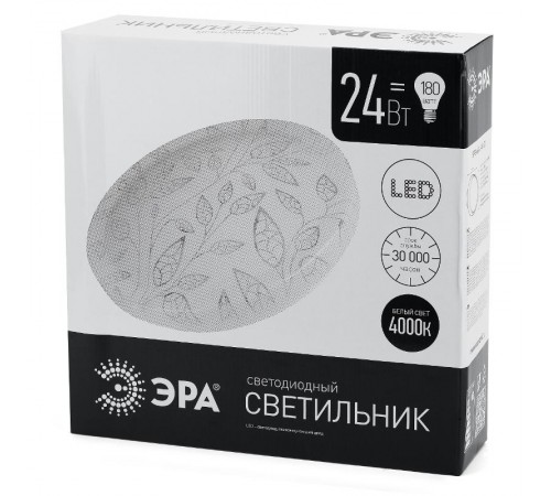 Светильник светодиодный декоративный бытовой ДПБ SPB-6 Сюзи 24Вт 4000К IP20  Б0019810  ЭРА