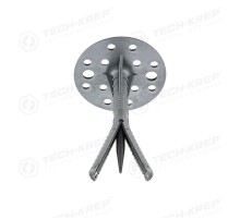 Дюбель для теплоизоляции с пласт. гвоздём (IZO) 10х100 (1000 шт) - накл. ( 13,075 кг)  124884  Tech-KREP