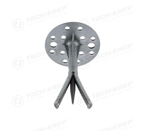 Дюбель для теплоизоляции с пласт. гвоздём (IZO) 10х100 (1000 шт) - накл. ( 13,075 кг)  124884  Tech-KREP