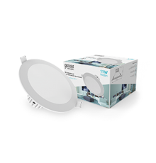 Светильник светодиодный встраиваемый круглый белый, 11W, 940 Lm LED 4100K  946411211  Gauss