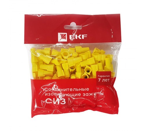 Соединительный изолирующий зажим с лепестками СИЗ-Л (7мм.) (100шт.) EKF PROxima  plc-cl-7  EKF