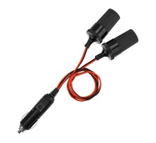 Разветвитель автоприкуривателя 2 гнезда шнур  16-0222  REXANT