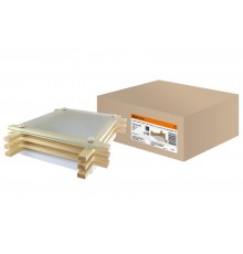 Светильник для ЖКХ невлагозащищенный декоративный под лампу НПБ 01-2х60-111 УХЛ4 "Бонсай-1" сосна 2х60Вт IP20 (330х330х85)  SQ0303-0401  TDM