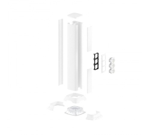 Алюминиевая колонна 0.71 м цвет белый  09592  DKC