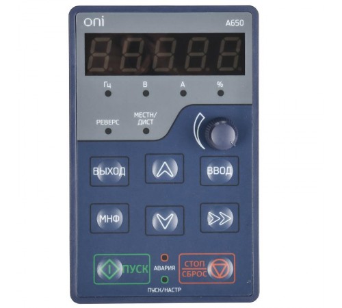 Пульт управления большой ПЧ A650  EC-A650M-LEDB  ONI